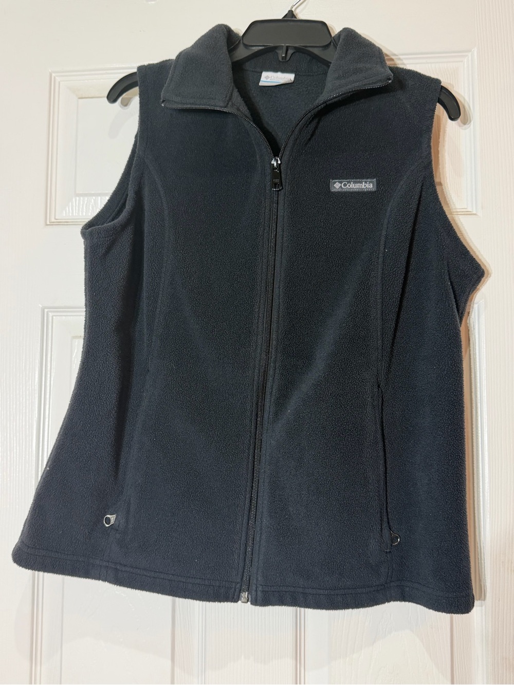 Columbia Women's Black Full-Zip Fleece Vest